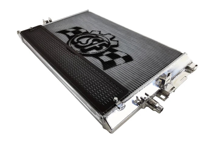 Mercedes AMG GT/R/C / W205 C63 / W213 E63 / GLC63 Heat Exchanger w/ Rock Guard Front View