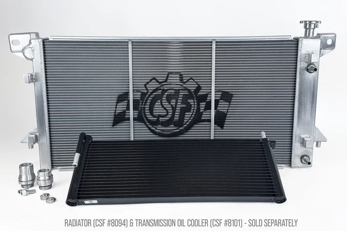1st Gen Raptor & 12th Gen F-150 Heavy-Duty All-Aluminum Radiator Front View