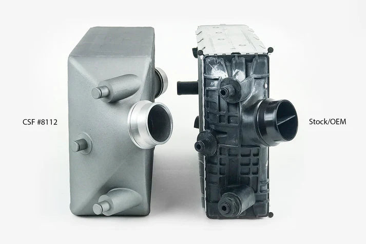 Porsche 991 911 Turbo / Turbo S Twin Intercooler set Front View