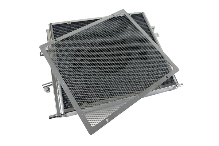 BMW F3X/F2X B58/B48 Triple-Pass Heat Exchanger w/ Rock Guard Front View