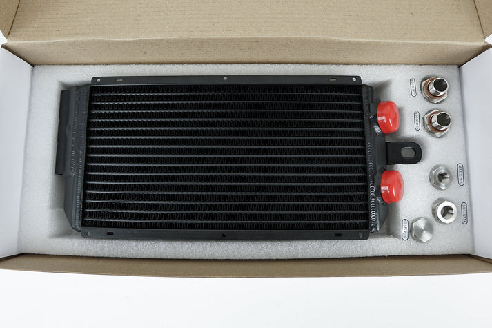 Porsche 911/930 Turbo OEM + Performance Oil Cooler Front View