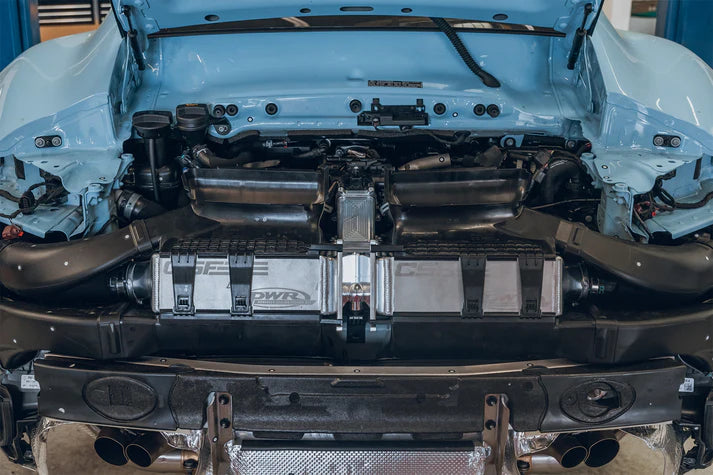 Porsche 992 911 Turbo/Turbo S / 992.2 Carrera (3.0T) Intercooler System Front View