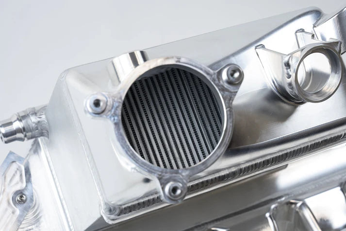 BMW S58 "Level-Up" Charge Air Cooler Manifold Front View