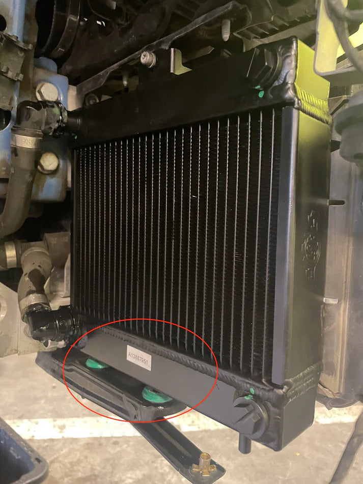 BMW F8X M3/M4/M2 Comp High-Performance Auxiliary Radiator Front View