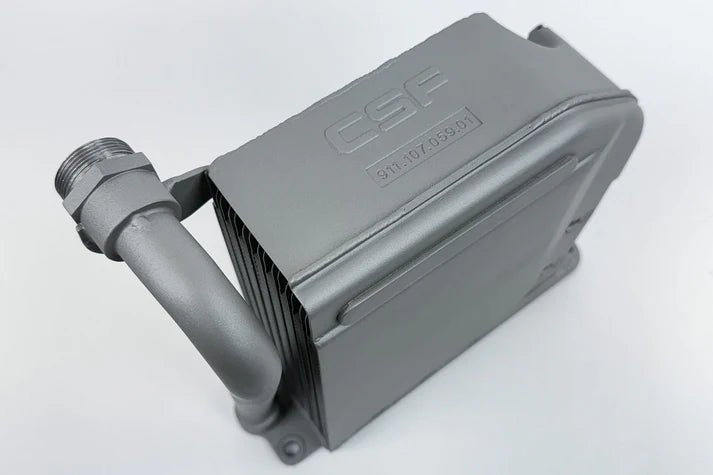 Porsche 914-6 OEM+/High-Performance Engine Oil Cooler Front View