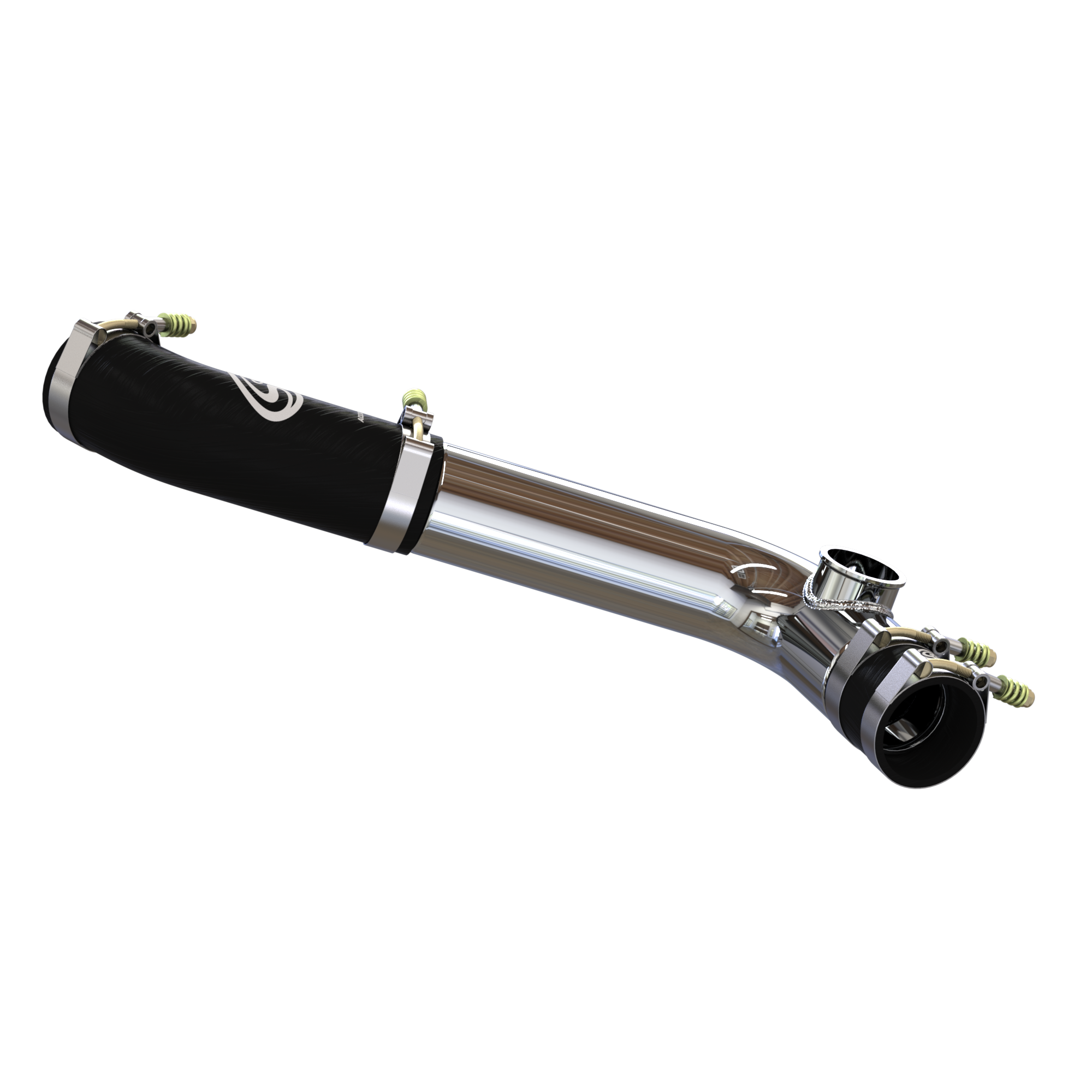 Cold Side Intercooler Pipe With Blowoff Valve Flange for Turbosmart Raceport for 2020-2024 Ford Explorer ST, Lincoln Aviator 3.0L