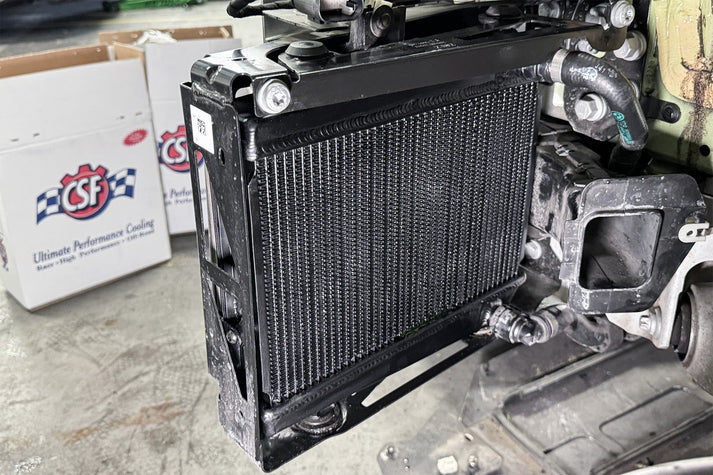 BMW G8X M3/M4/M2 High-Performance Auxiliary Radiator Front View