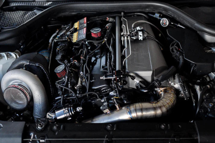 BMW Gen 2 B58 Race X Charge Air Cooler Manifold Front View