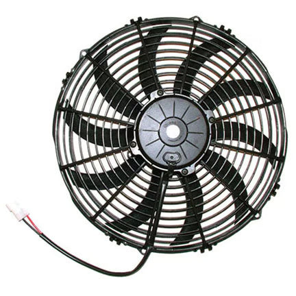 SPAL® 13.00" Inch Electric Fan Puller Style High Performance 1777 CFM 10 Curved Style blades Front View