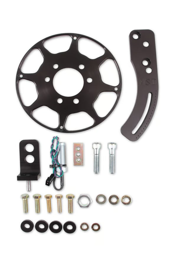 MSD Crank Trigger Wheel Kit - Flying Magnet - BBC - 8 in.