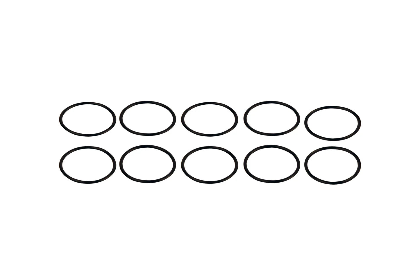 1-1/4" Filter Body 10 Replacement O-Rings Front View