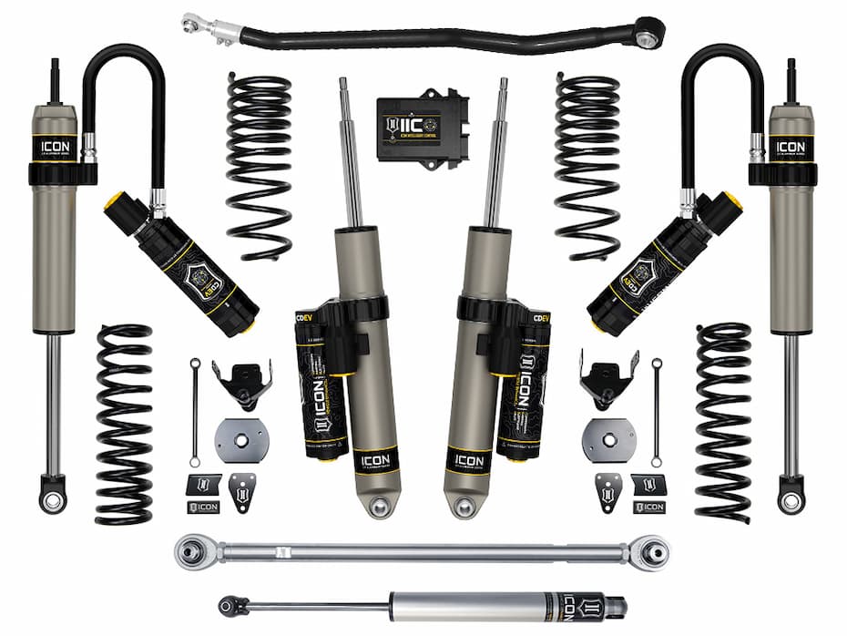 ICON 2014-2026 Ram 2500 4WD, Diesel, Coil Spring Rear, 4.5" Lift, Stage 5 Suspension System