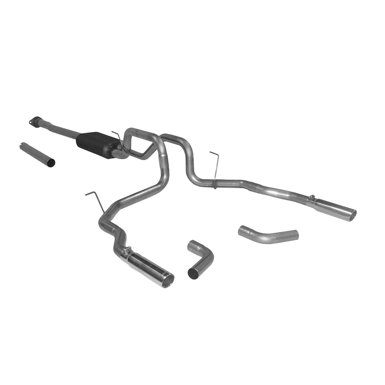 Flowmaster Force II Cat-back Exhaust System Front View