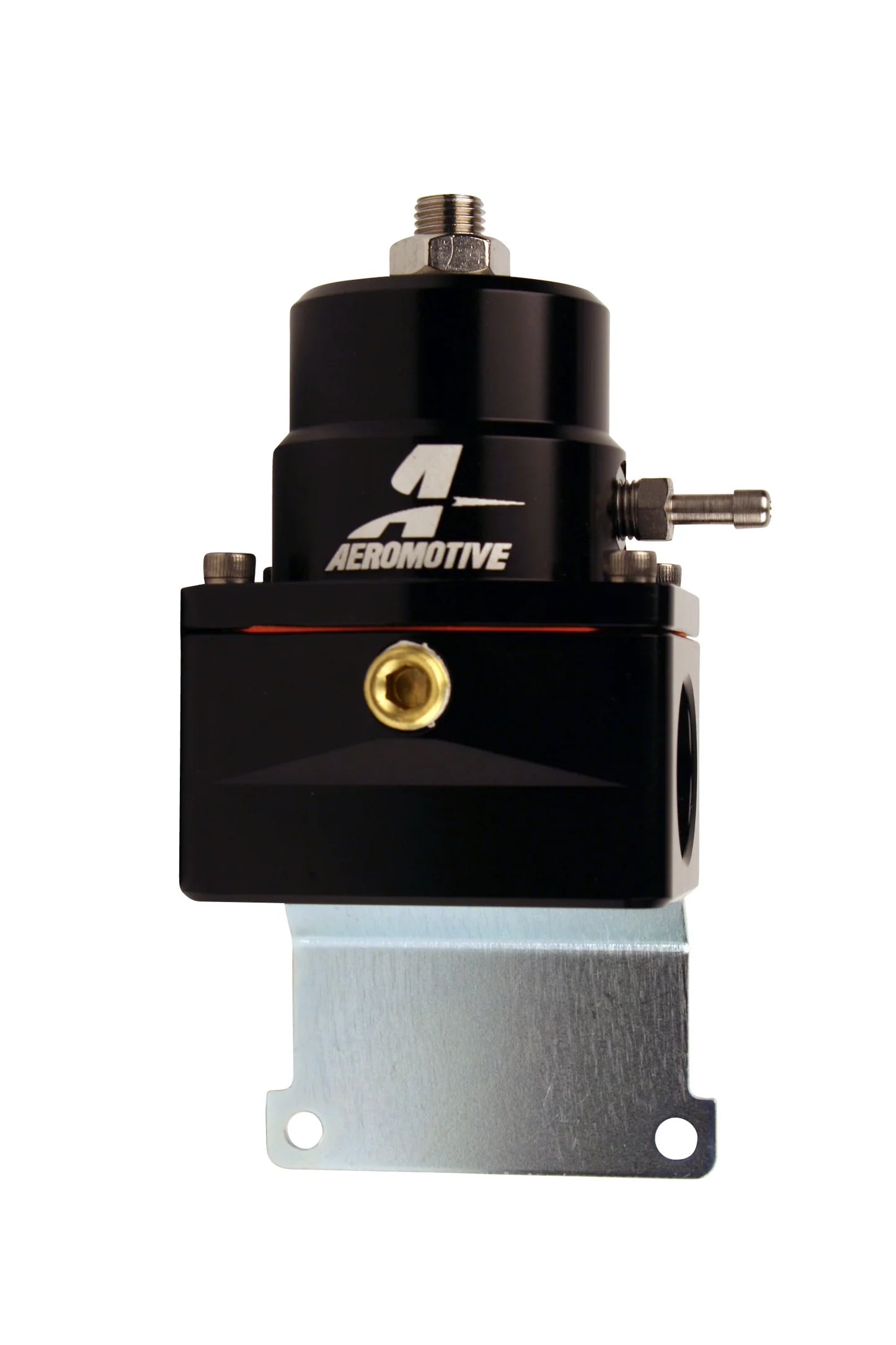 Black A1000 EFI return style Regulator Front View