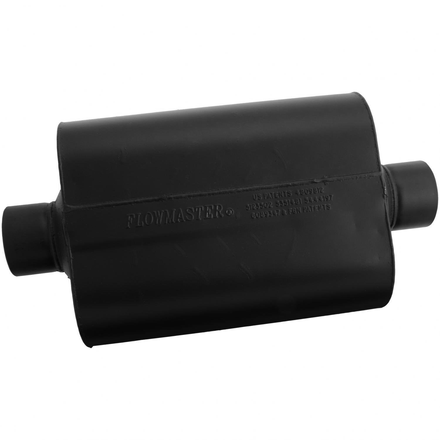 Flowmaster Super 40 Series Chambered Muffler Front View
