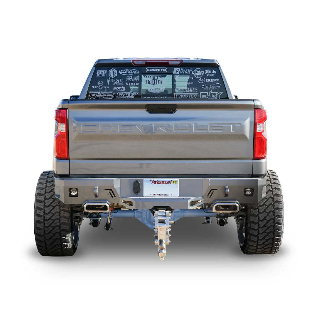 2019-2025 GMC/CHEVY 1500 OCTANE REAR BUMPER Front View