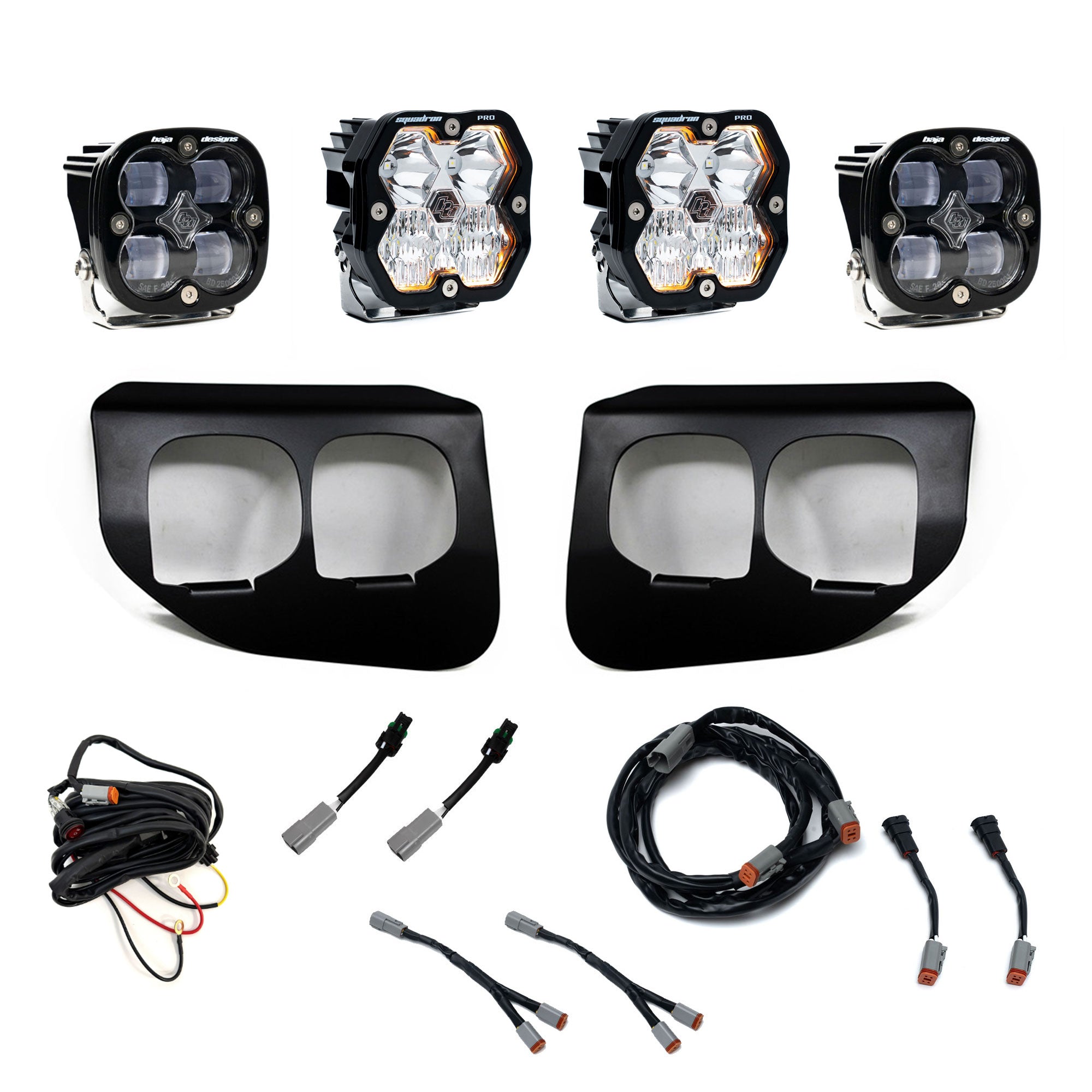 Squadron 2.0 Pro/Squadron SAE Dual Fog Pocket Light Kit - Ford 2020-22 F-250/350 Super Duty