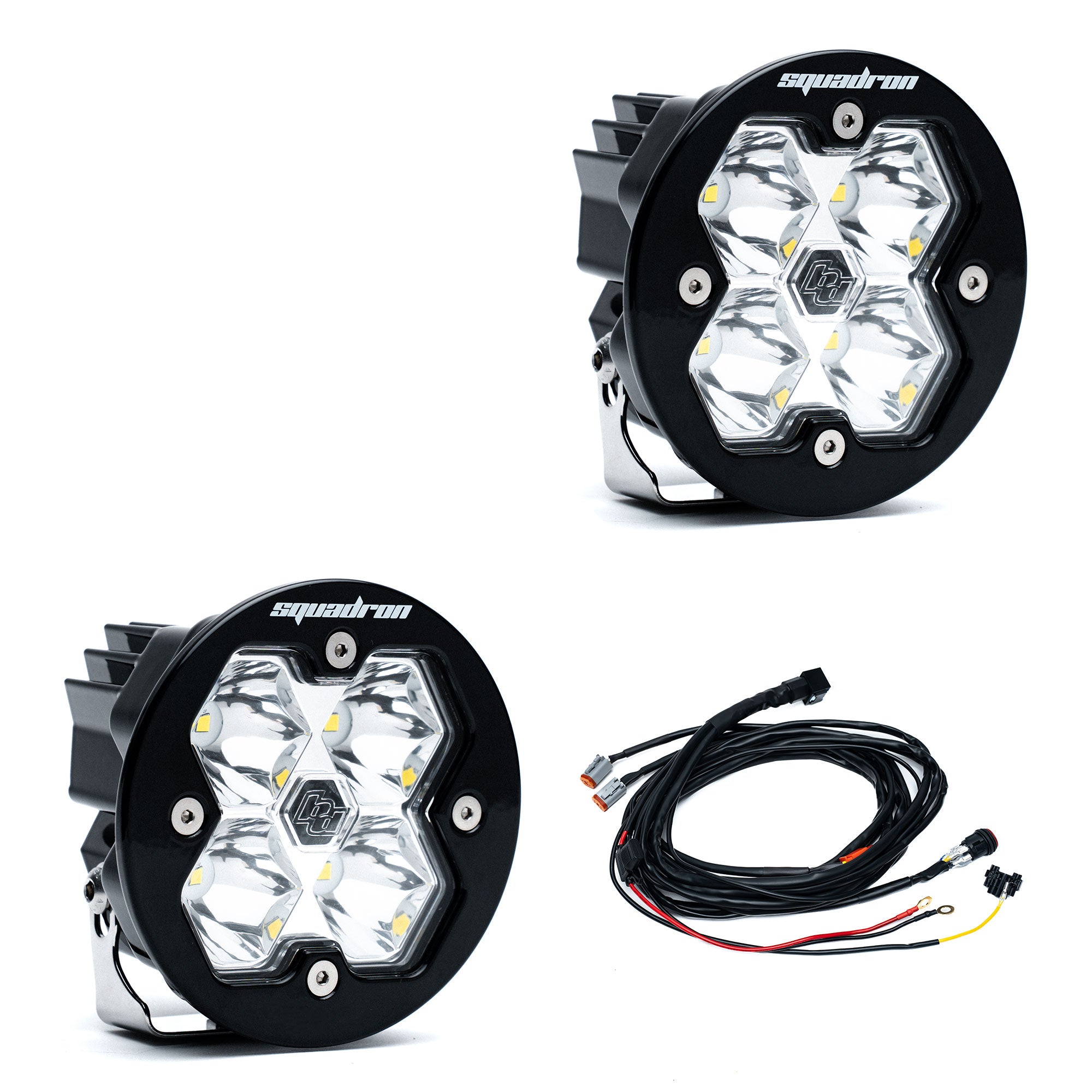 Squadron-R 2.0 Pro Black LED Auxiliary Light Pod Pair - Universal