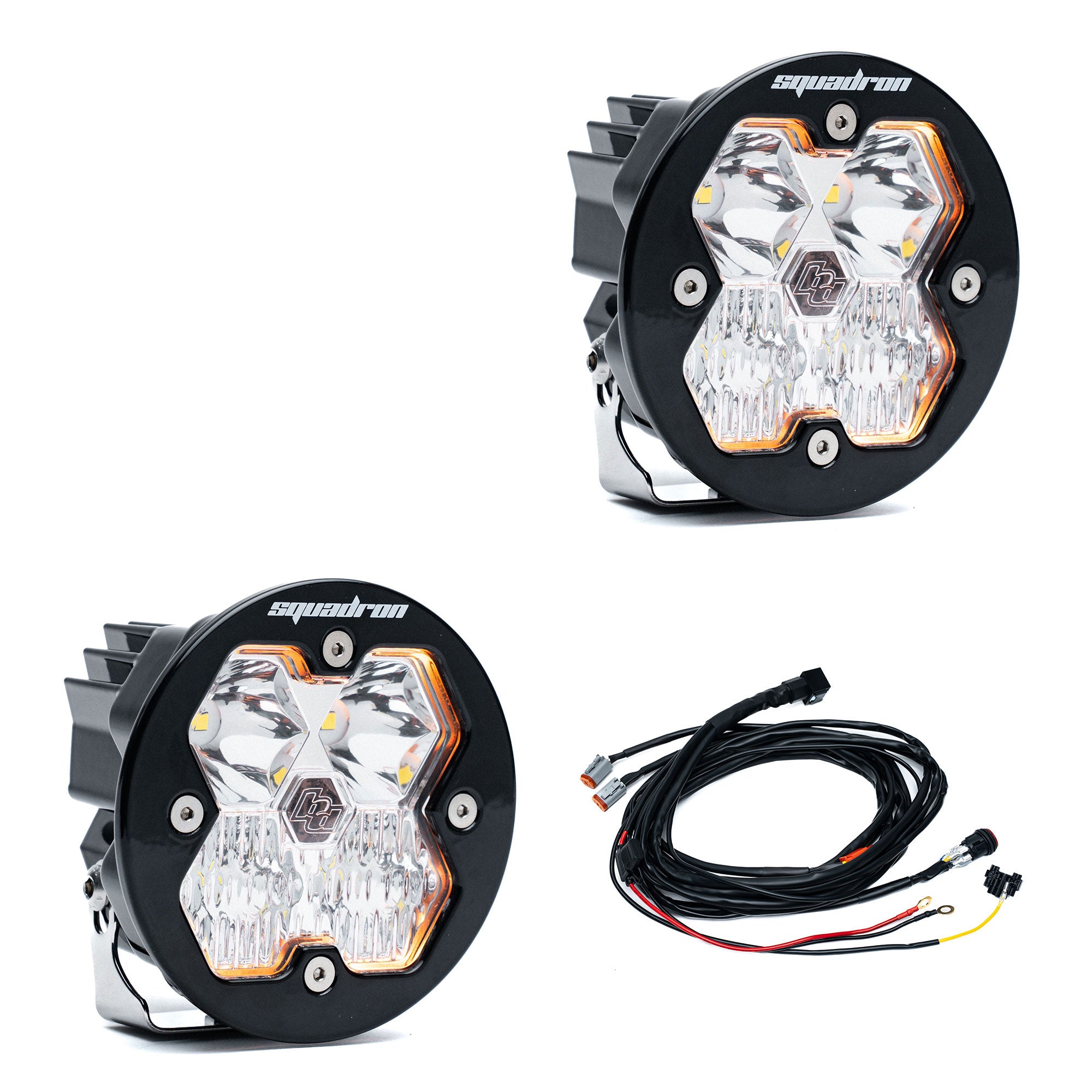 Squadron-R 2.0 Pro Black LED Auxiliary Light Pod Pair - Universal