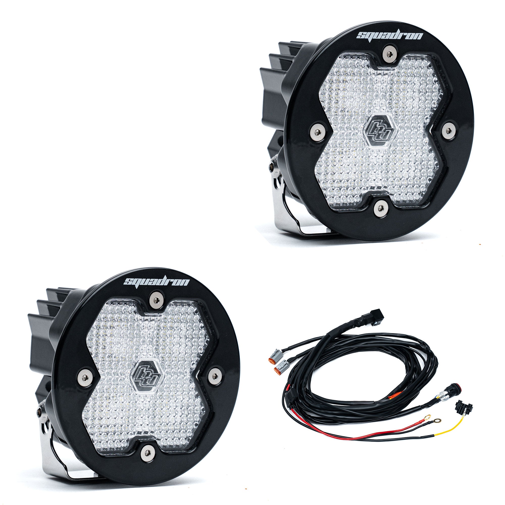 Squadron-R 2.0 Pro Black LED Auxiliary Light Pod Pair - Universal