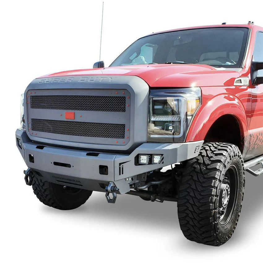 2011-2016 FORD SUPERDUTY F250/F350 OCTANE SERIES FRONT WINCH BUMPER Front View