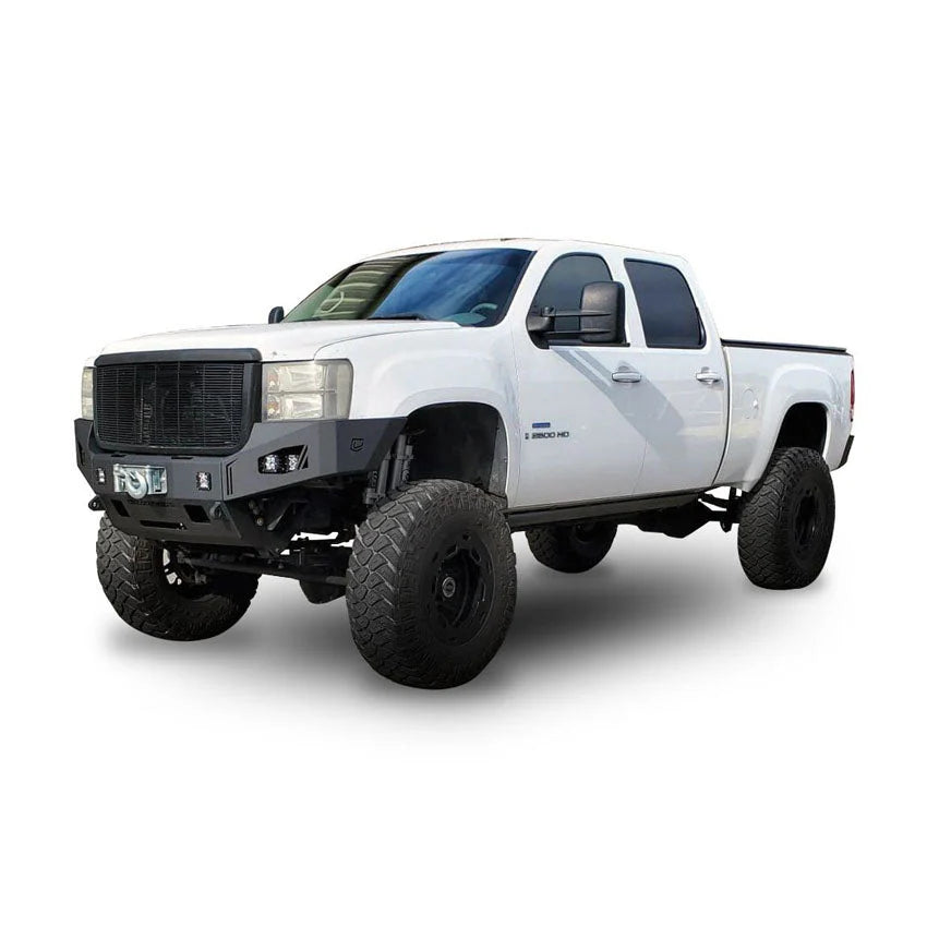 2007-2010 GMC 2500HD/3500HD FRONT OCTANE WINCH BUMPER Front View