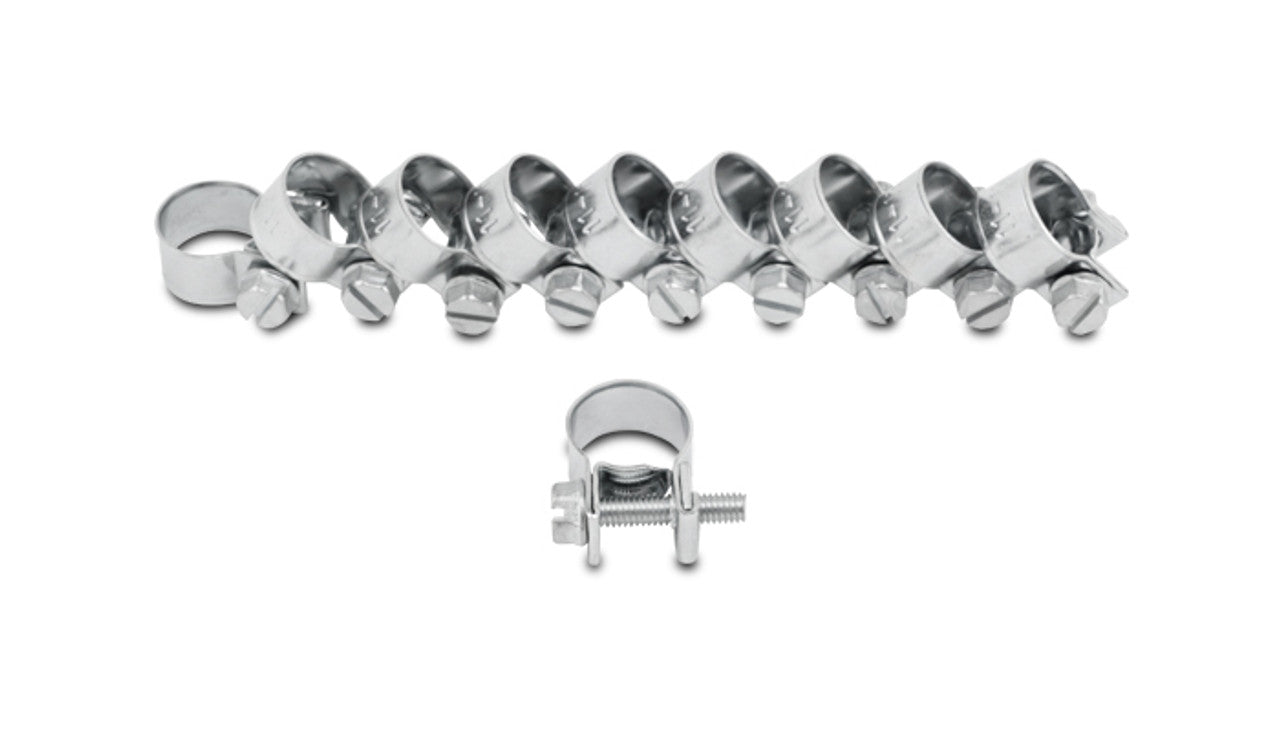 Vibrant Fuel Injector Style Mini Hose Clamps