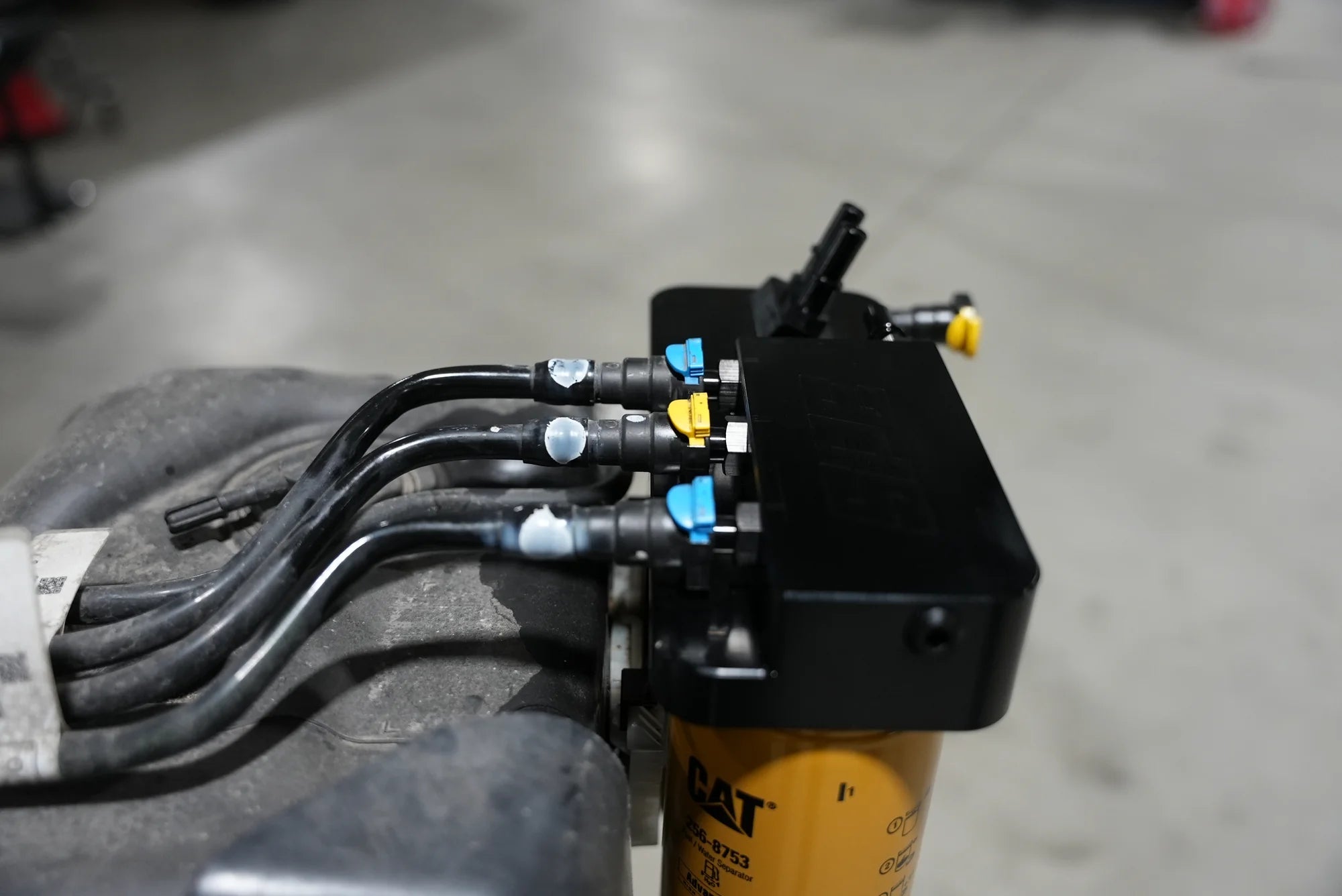 SPE Motorsport 2017+ 6.7L Powerstroke Fuel Filter System Front View