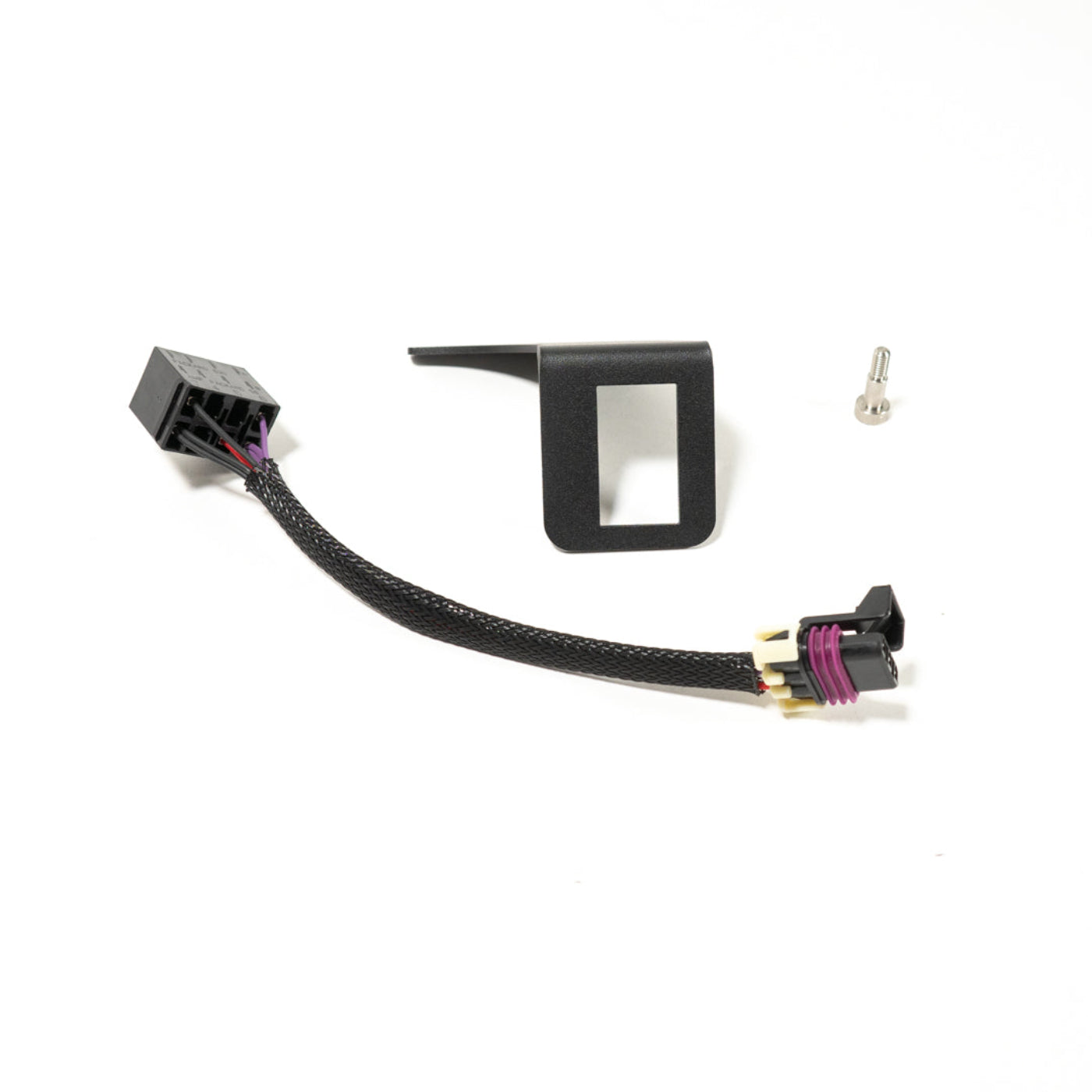 SDHQ Built ARB Twin Compressor Switch Mount Kit with S1 Harness display of included parts 