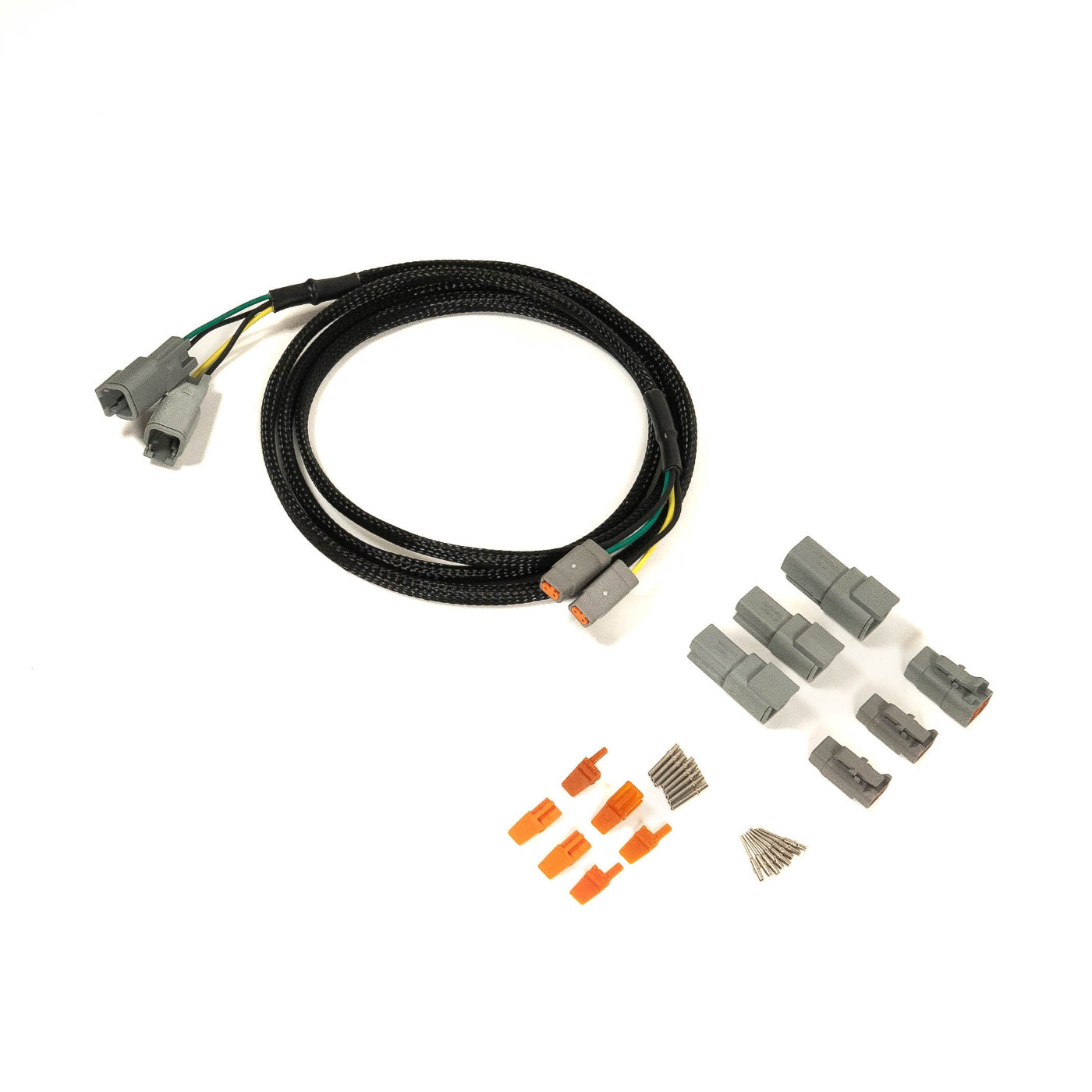 SDHQ Built ARB Twin Air Locker Extension Harness Display of included parts 