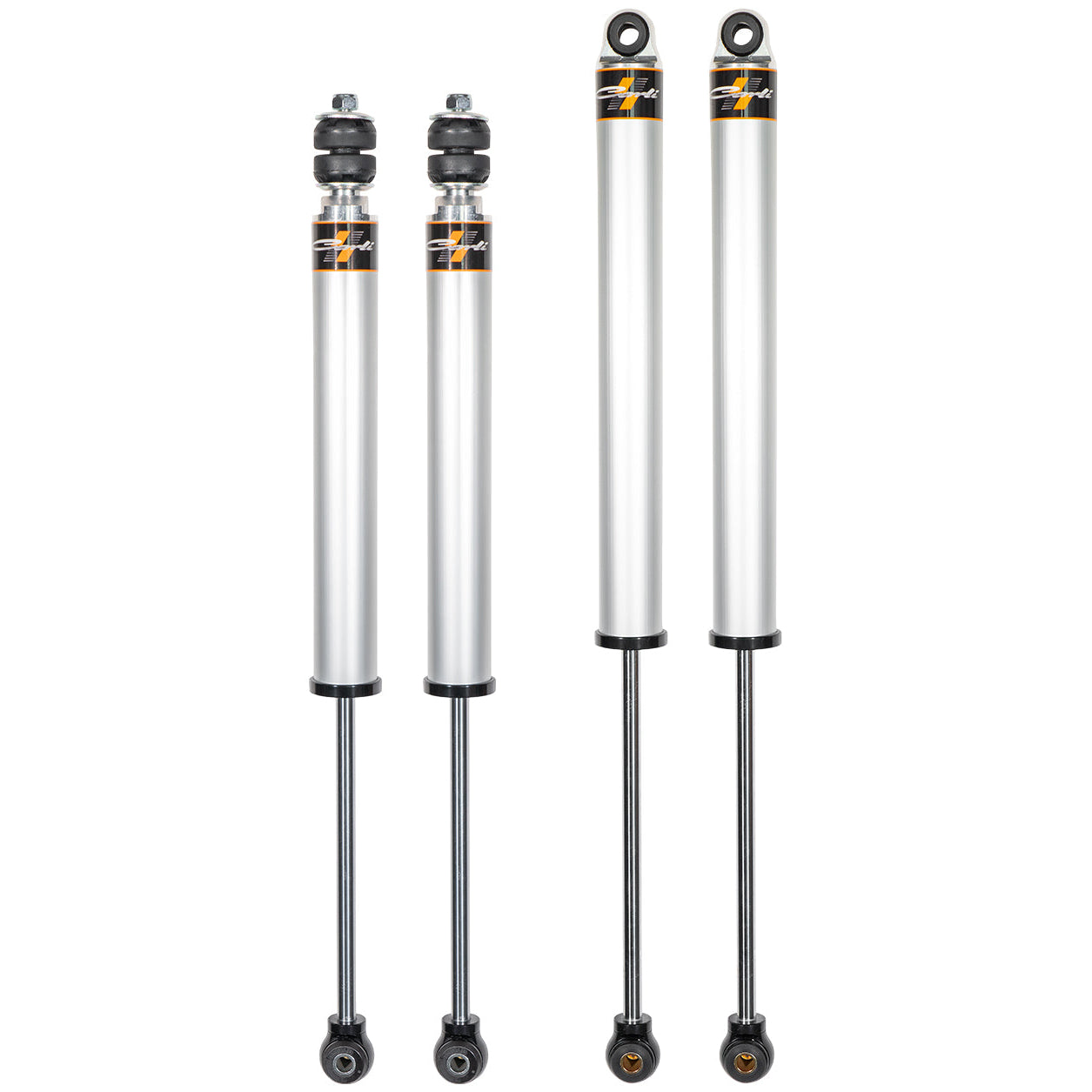 05-24 Ford F250/350 4.5" Lift Commuter 2.0 Shock Package Display of Included Parts 