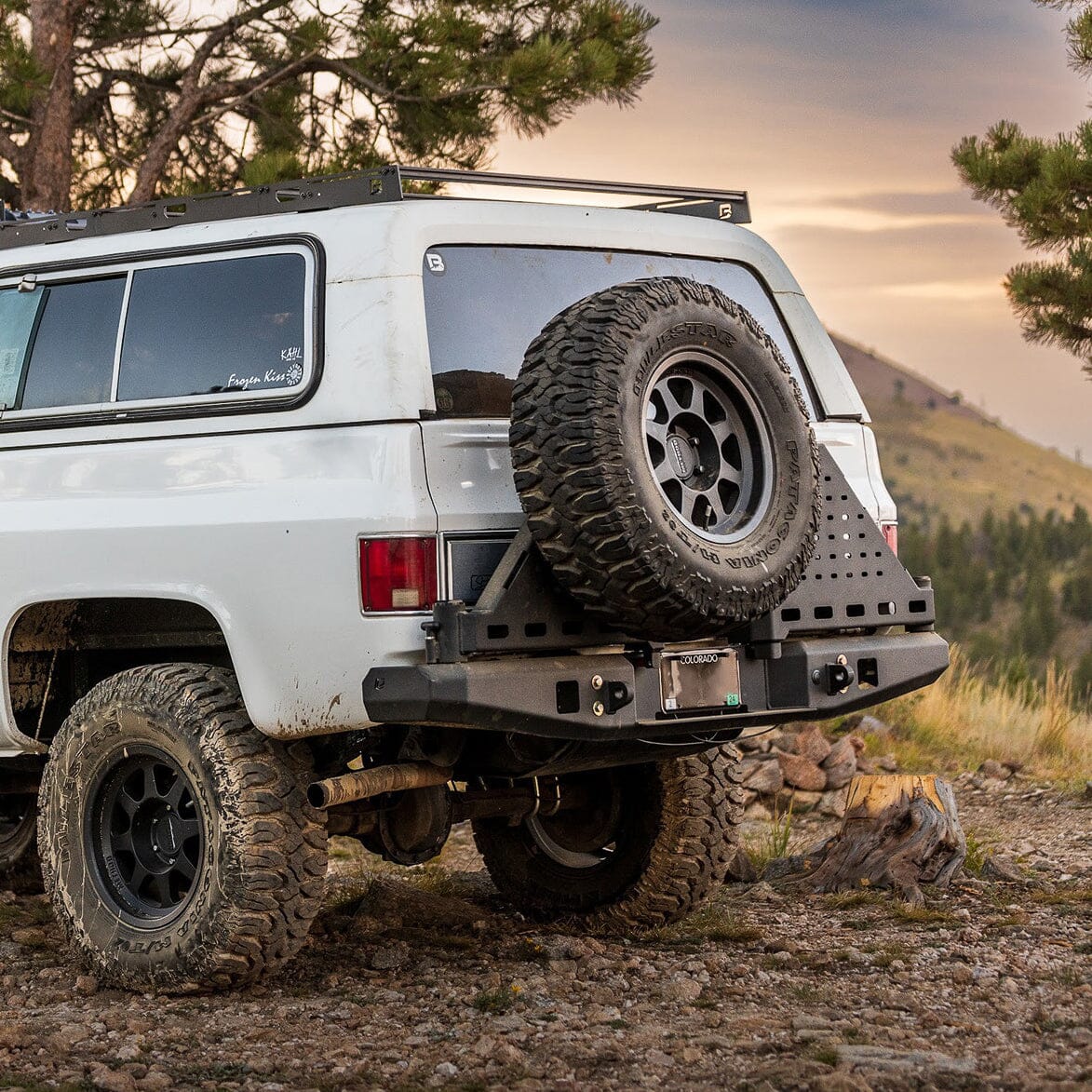 1973-1991 CHEVY/GM OCTANE DUAL SWING OUT REAR BUMPER Front View