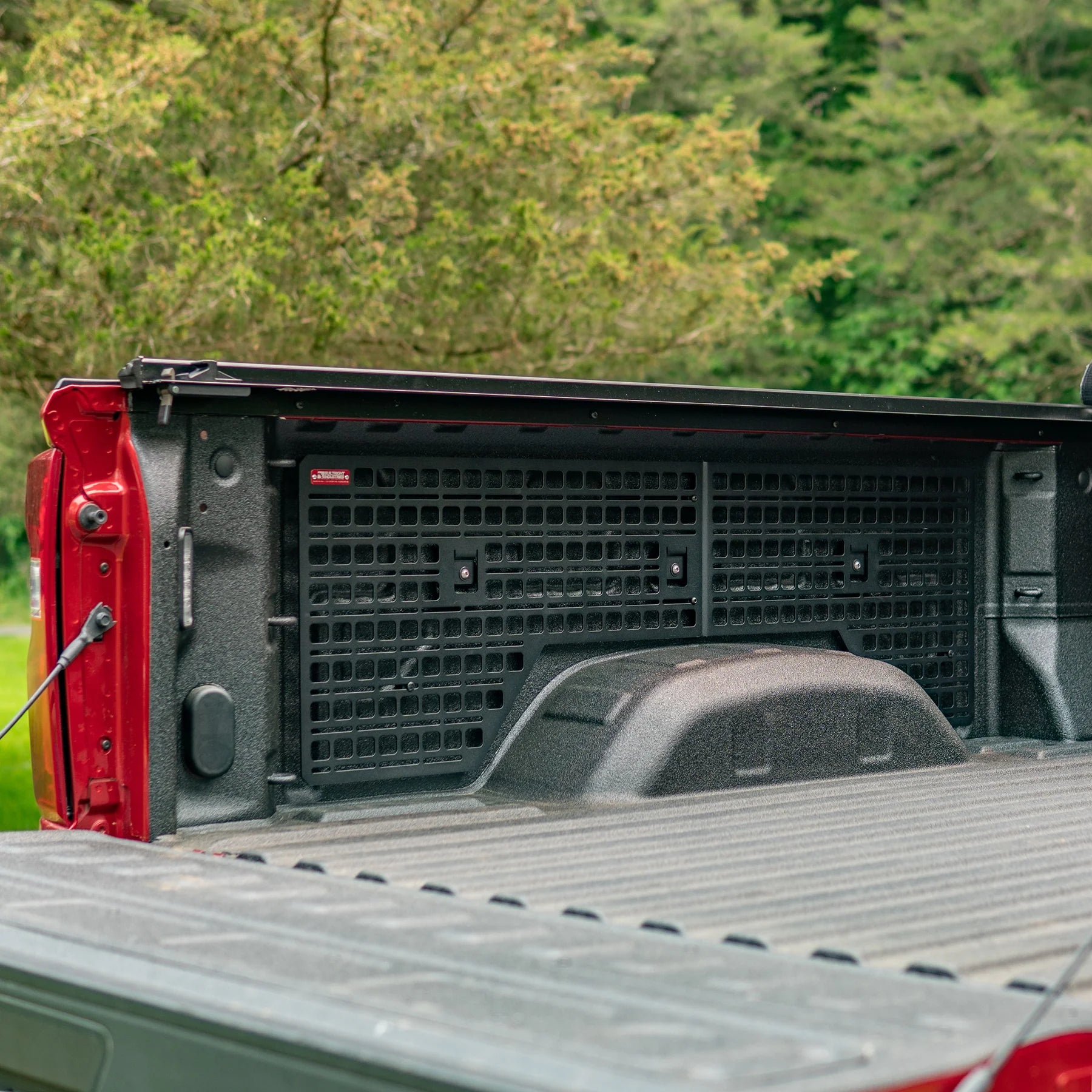 2020+ Chevy/GMC 2500/3500 Bedside Rack System - Driver Side Only Display in Vehicle 