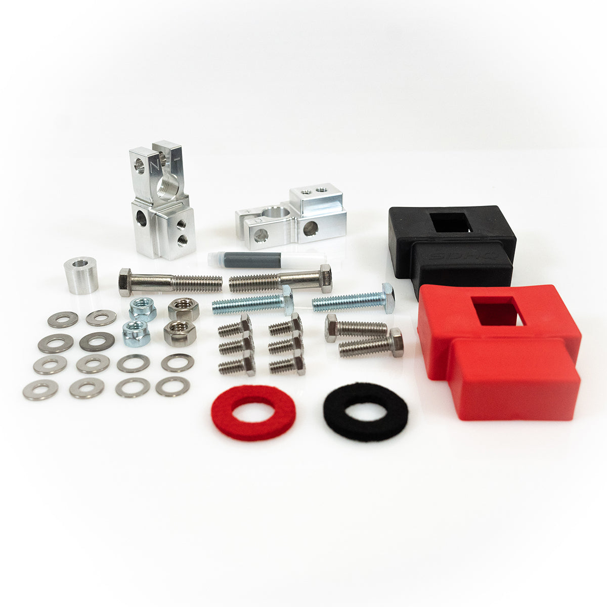 '24 Toyota Tacoma, Non-Hybrid SDHQ Built Complete Billet Battery Terminal Kit