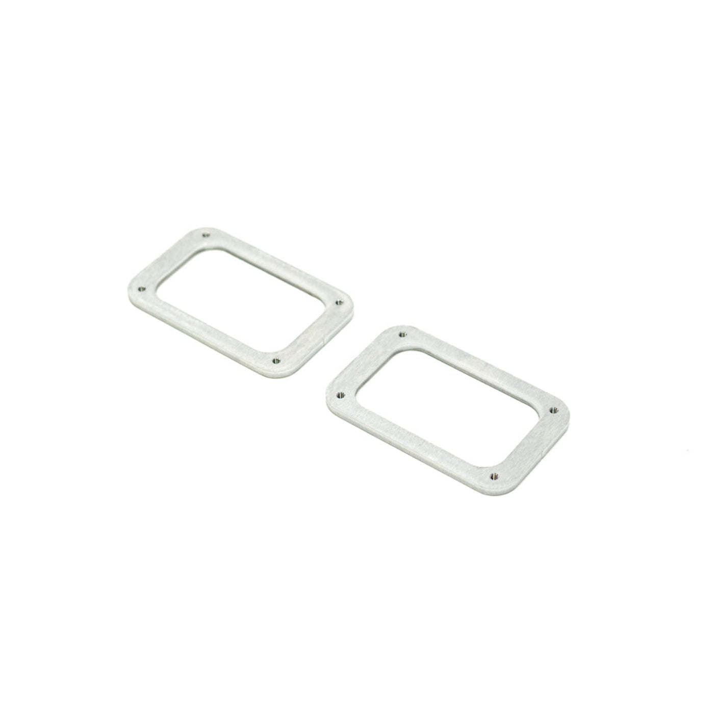SDHQ Built Billet Aluminum S2 Flush Mount Backing Plates display of included parts 