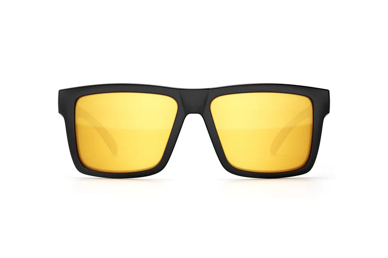 Vise | Black Frame - Gold Rush Polarized Lenses Front View