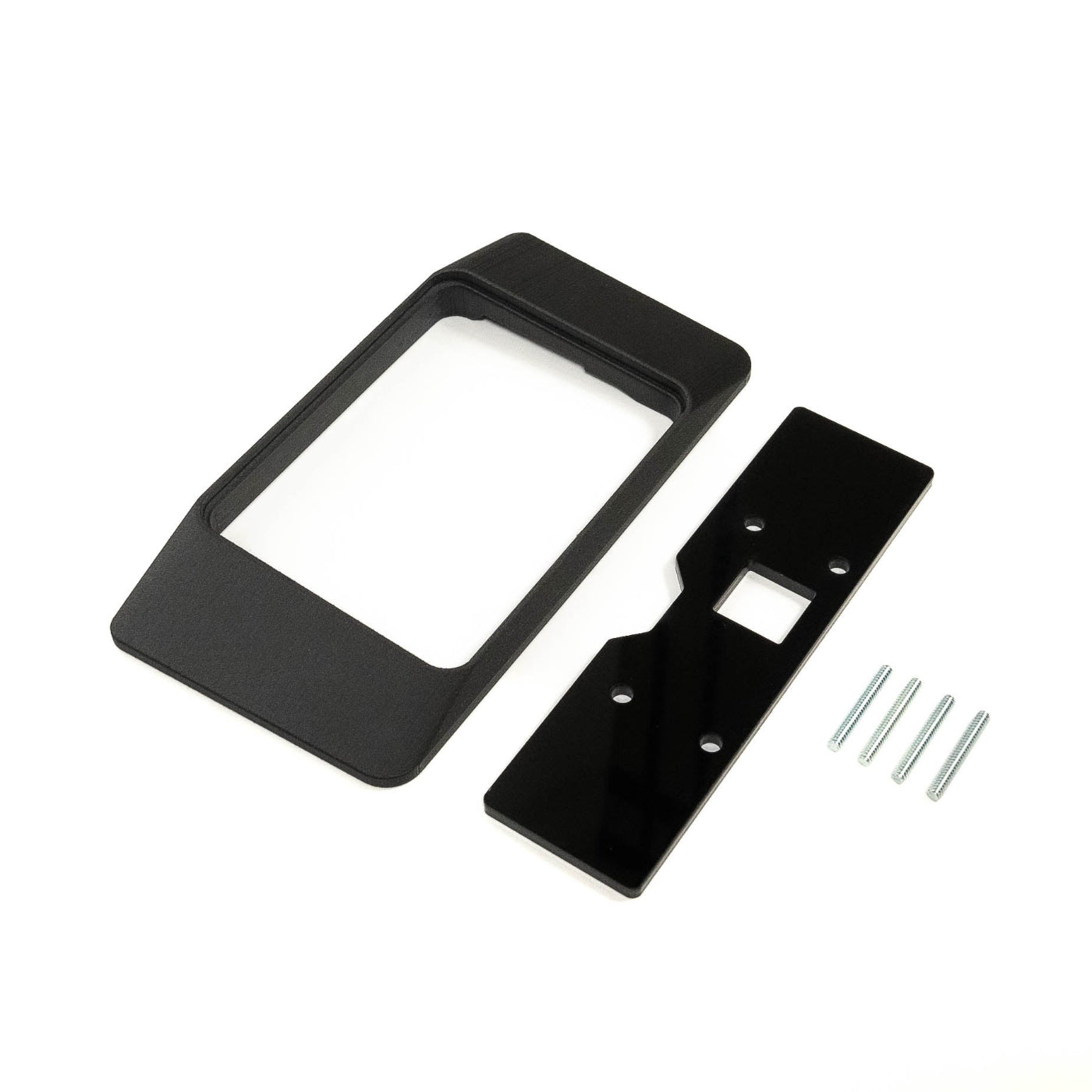 '21-24 Ford Bronco/Bronco Raptor SDHQ Built Switch-Pros RCR-FORCE-12 Keypad Mount display of included parts and hardware 