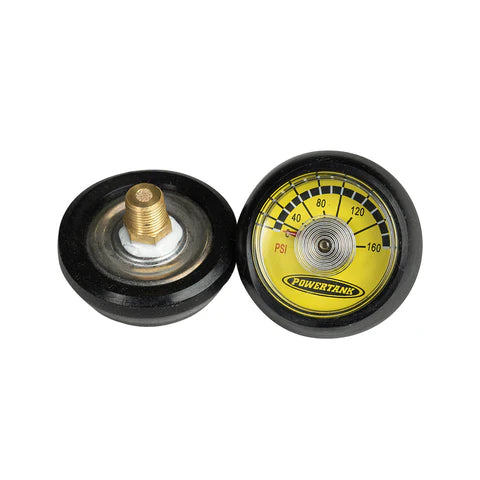 Replacement Gauge - 160 psi Spiral Gauge for Sidearm Regulators and ARB Manifolds