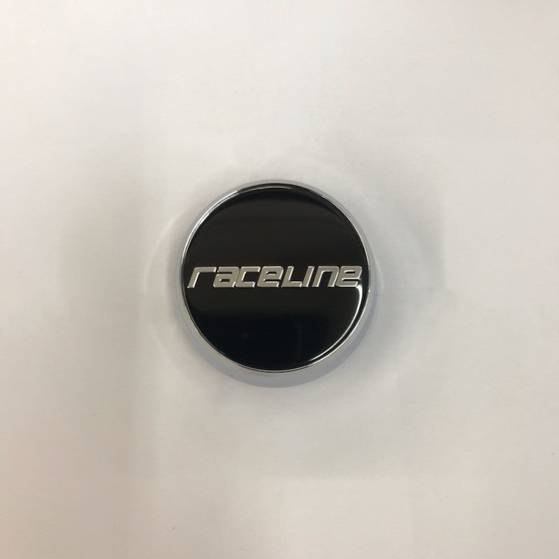 Raceline Grip Tall Chrome Base Cap Front View