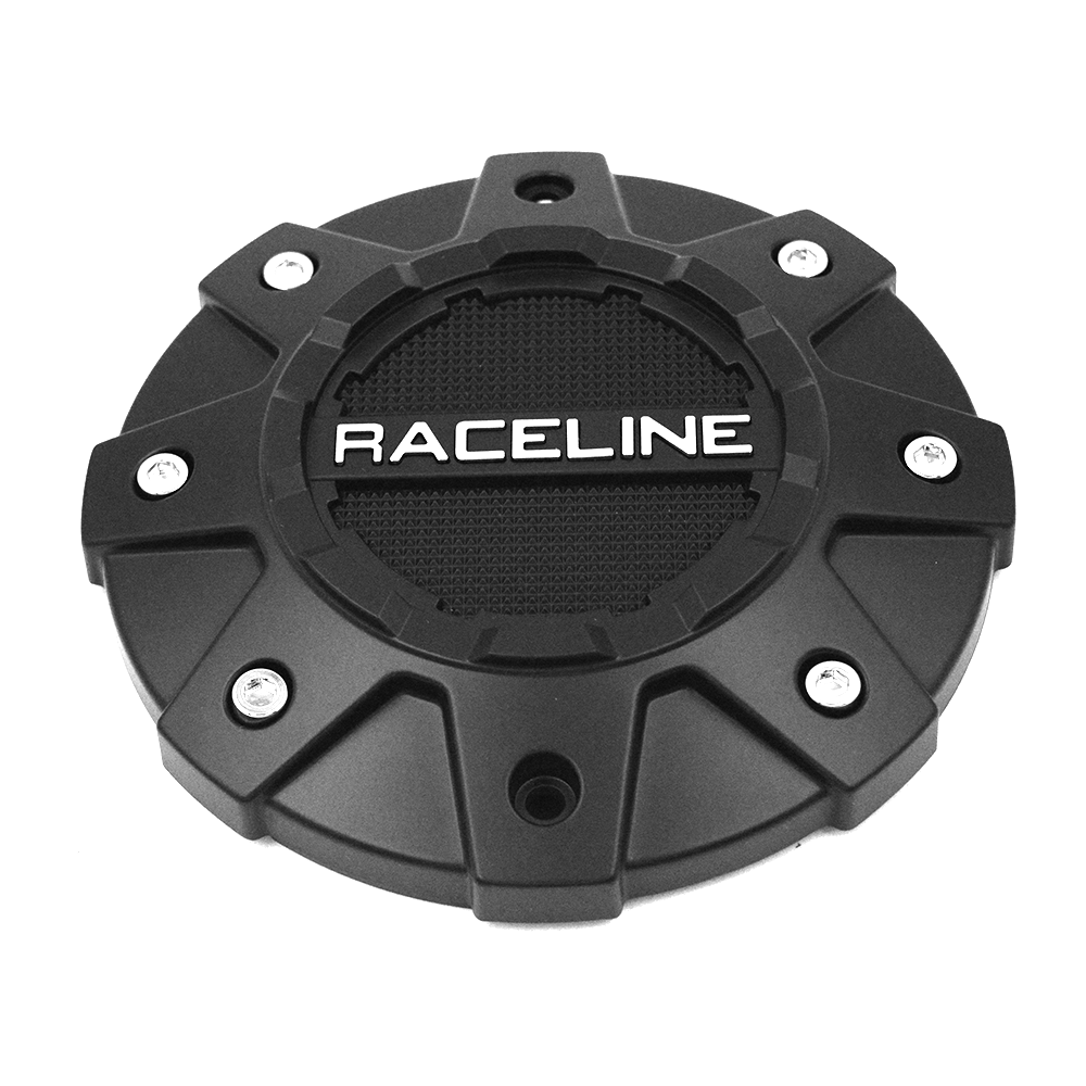 RACELINE WHEEL SERIES 930B SHIFT BLACK CAP Front View