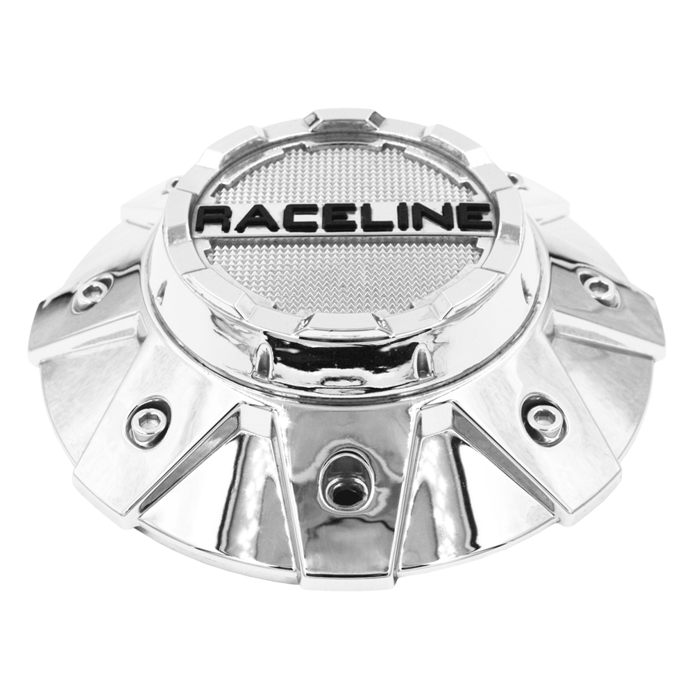 RACELINE WHEEL SERIES 930C SHIFT CHROME CAP Front View