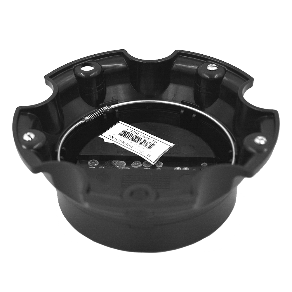RACELINE BLACK CAP (5X139.7 LUG) Front View