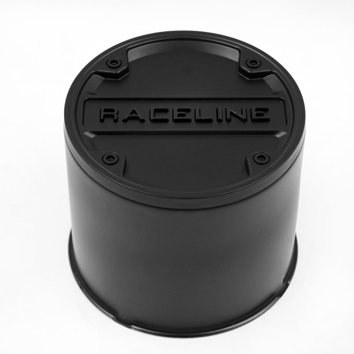Raceline 950B Satin Black Tall Cap 8X170 Front View