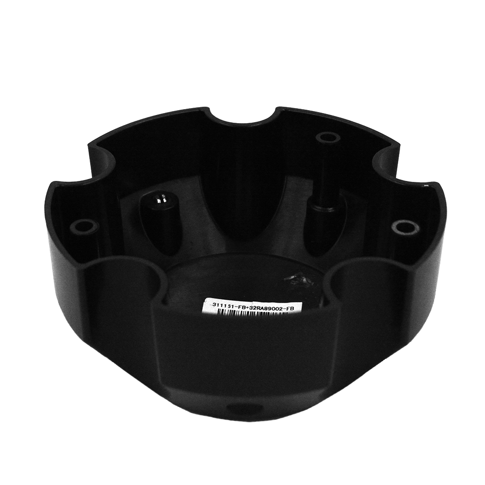 RACELINE 981 CAP BLACK 5X150/5X5.50 BOLT PATTERN Front View