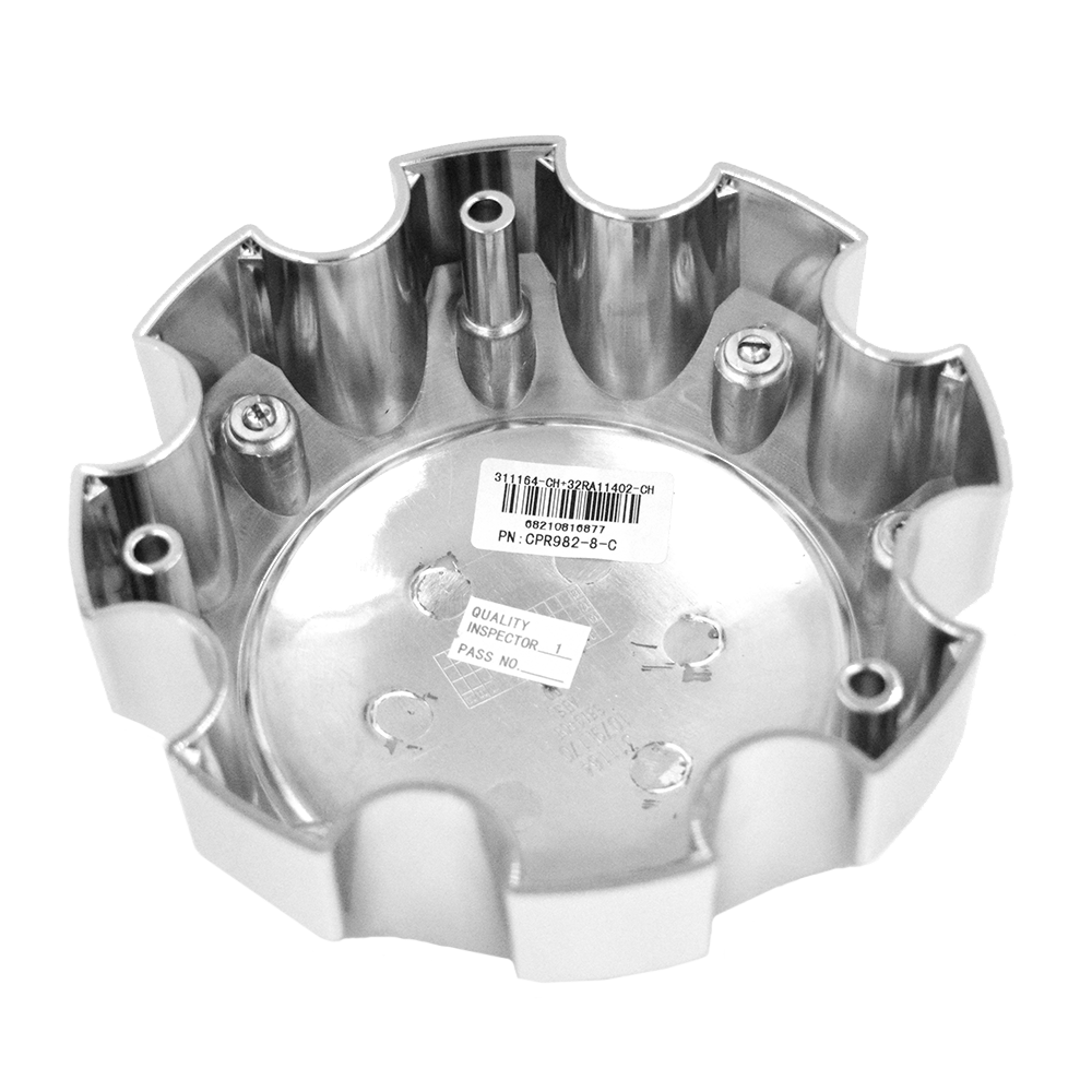 Raceline Chrome Raptor Cap with Logo Front View
