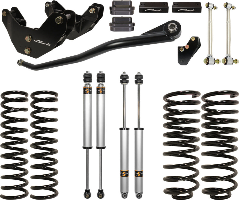 '14-24  Ram 2500 Carli Suspension 2.0 Commuter System - 3" Lift Display of Included parts 