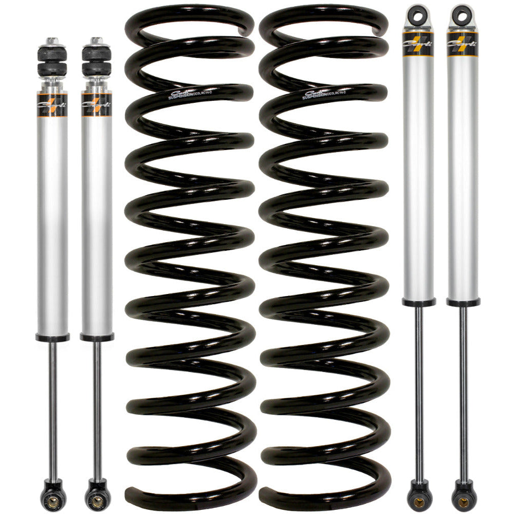 '13-18 Ram 3500 2.0 Leveling System-2.5" Lift Display of Included Parts 