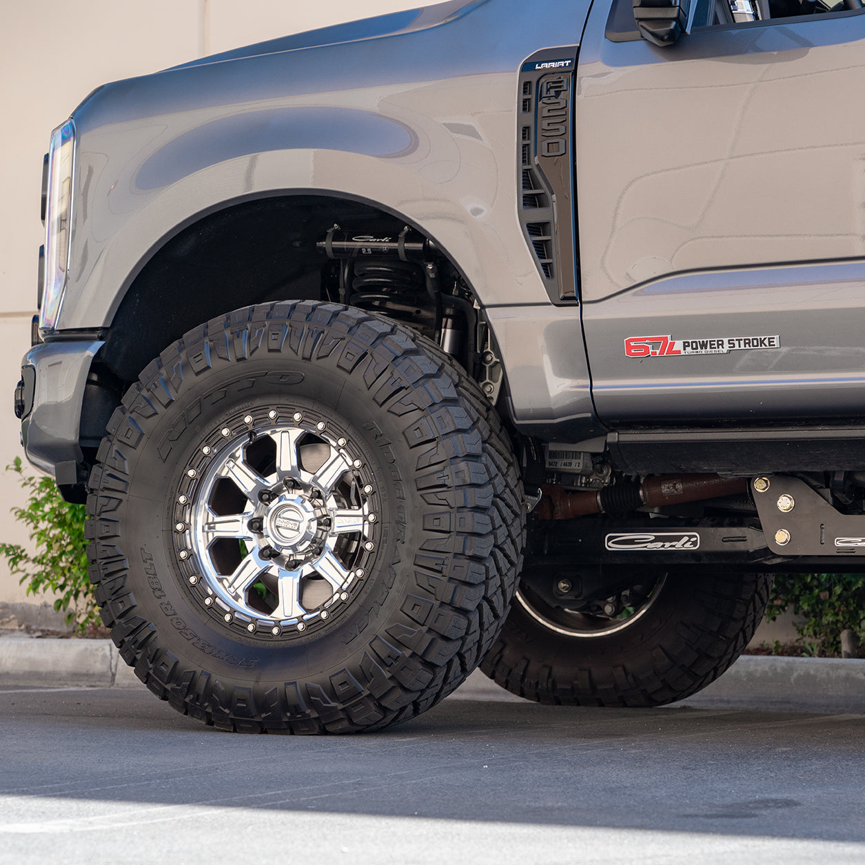 G500 Simulated Beadlock Wheel 17x8.5" 5 & 6 Lug - TechLite Ring Front View