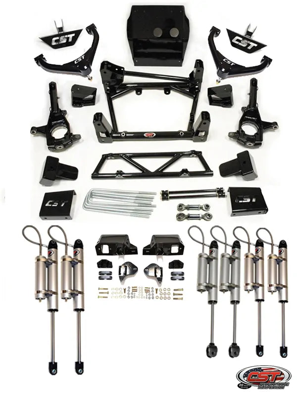 CST 11-19 GM 2500 / 3500 6-8″ Stage 8 Suspension System (Dual Shocks w/ Uniball UCA’s)