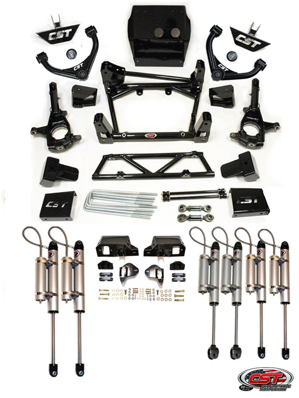 CST 11-19 GM 2500 / 3500 6-8″ Stage 8 Suspension System (Dual Shocks w/ Ball Joint UCA’s)